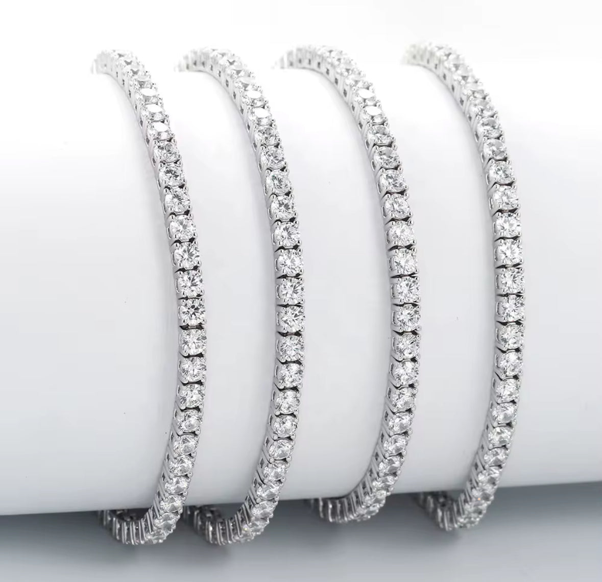 Bracelet Tennis Argenté