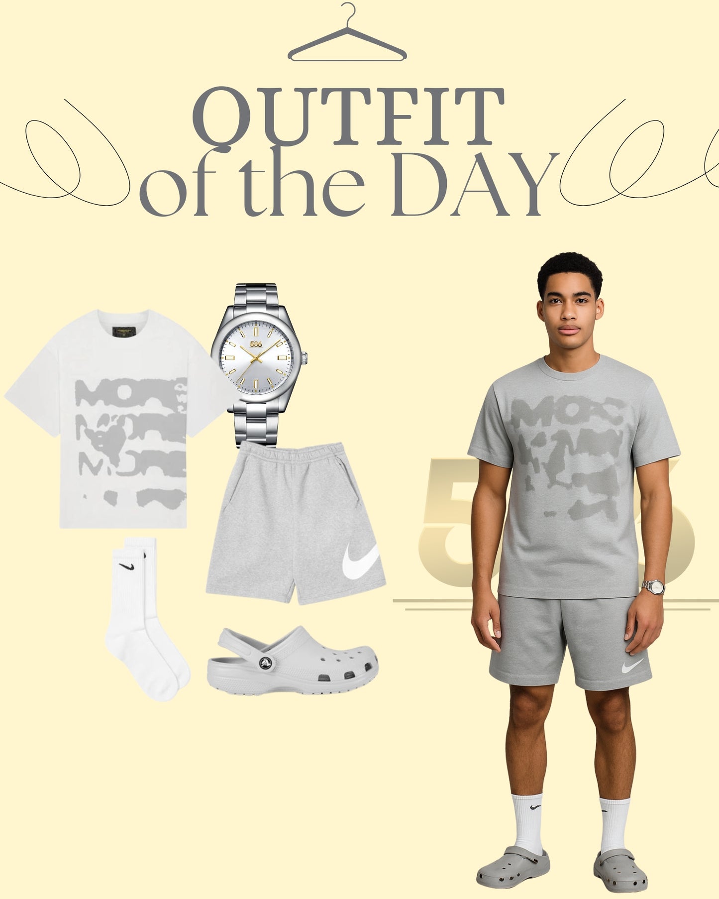 White watch ocean drift