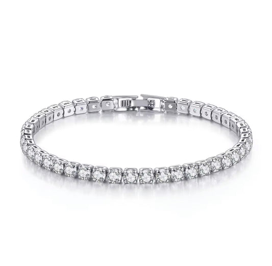 Bracelet Tennis Argenté