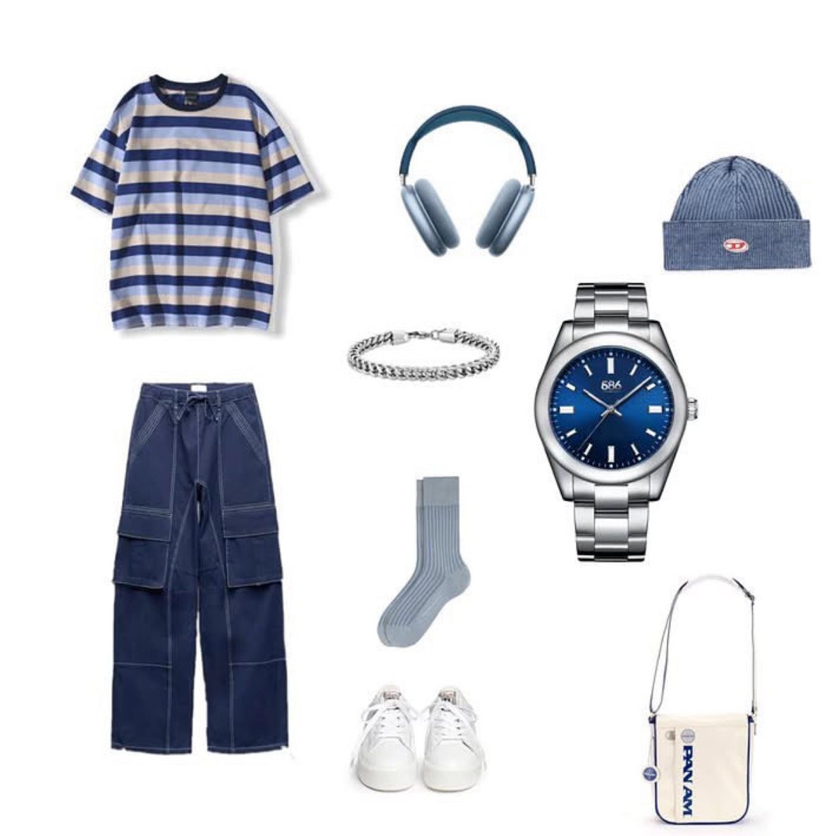 Blue watch ocean