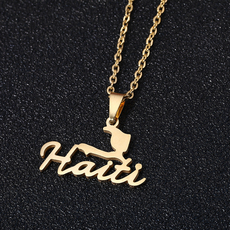 Haiti Pendant Necklace