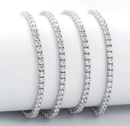 Bracelet Tennis Argenté