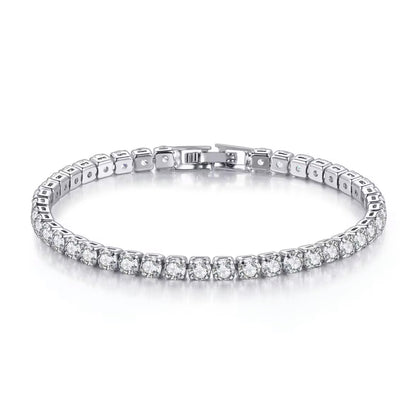 Bracelet Tennis Argenté