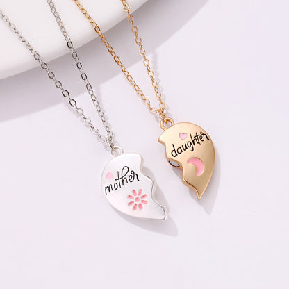 collier Maman & Fille ou fils avec aimants