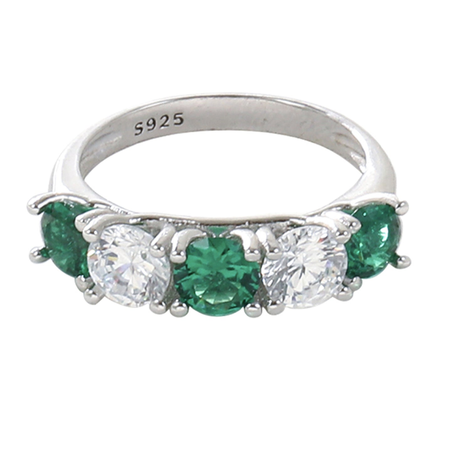 Vintage Emerald Zircon Ring For Women