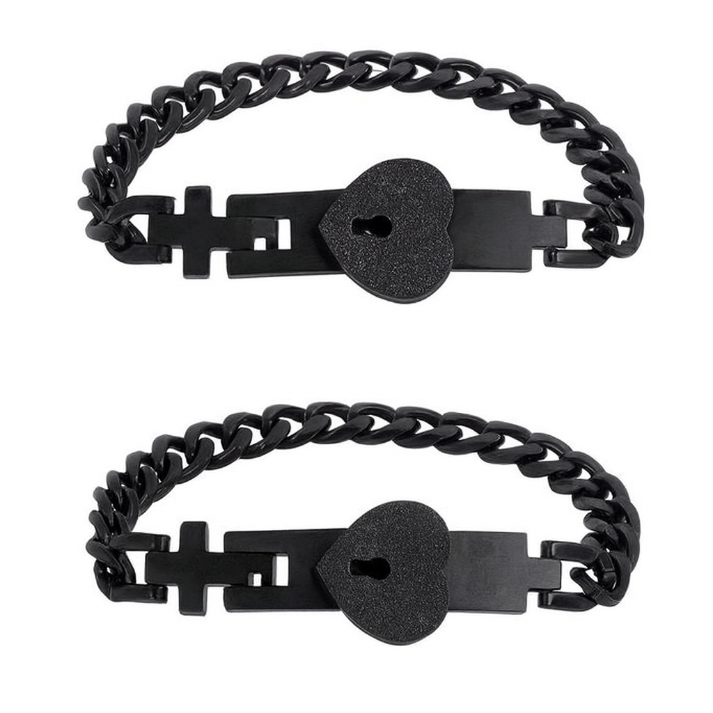 Bracelet Couple Cadenas & Clé Tu détiens la clé de mon cœur