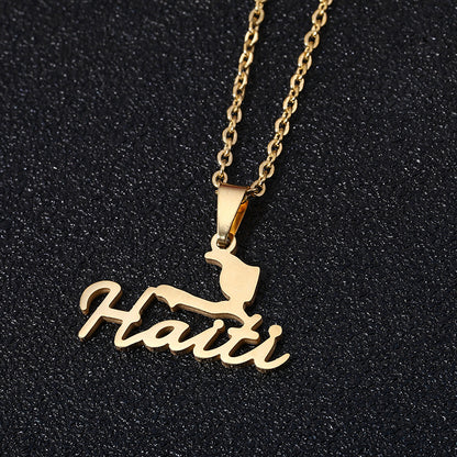 Haiti Pendant Necklace