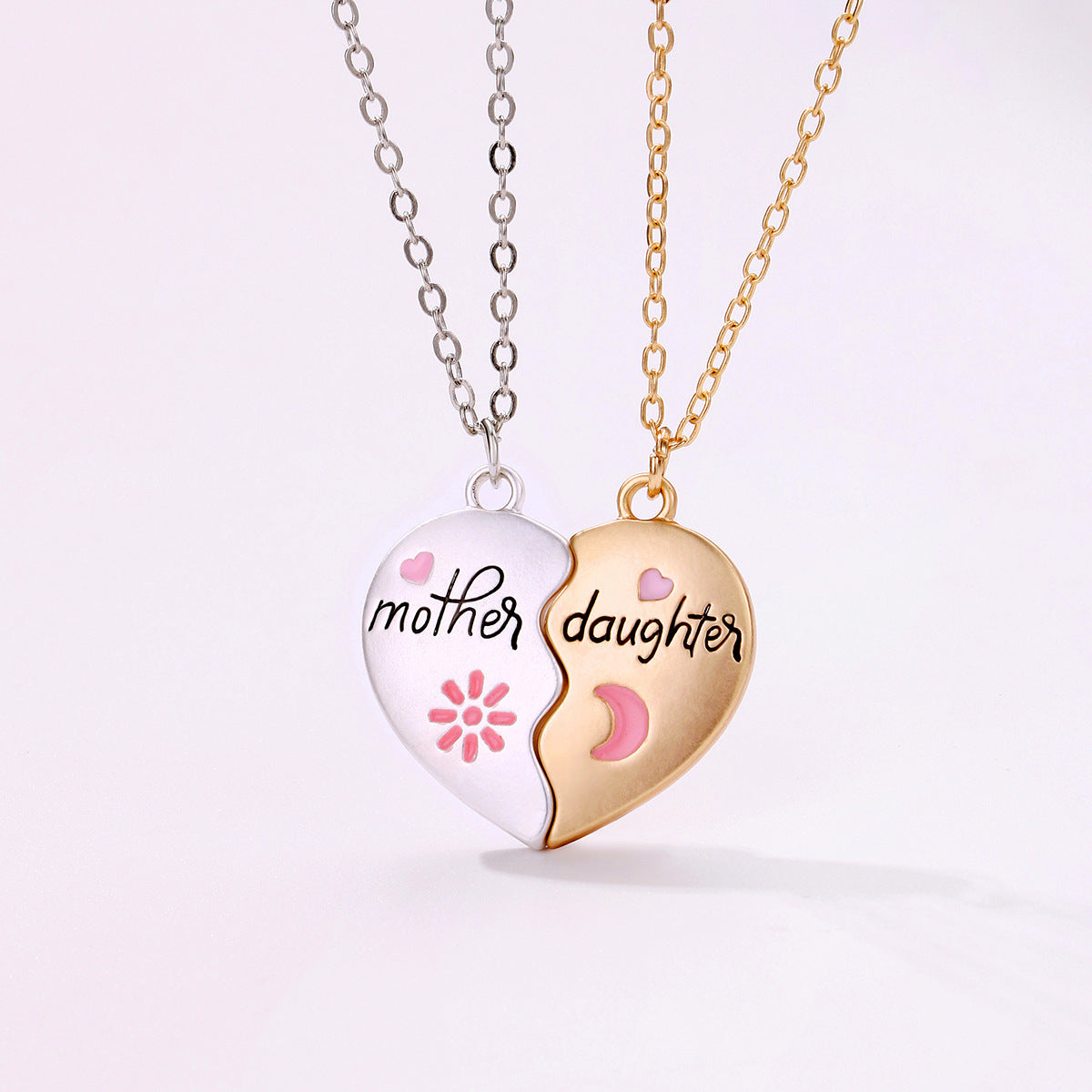 collier Maman & Fille ou fils avec aimants