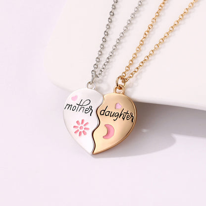 collier Maman & Fille ou fils avec aimants