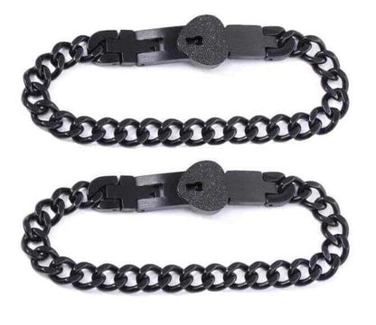 Bracelet Couple Cadenas & Clé Tu détiens la clé de mon cœur