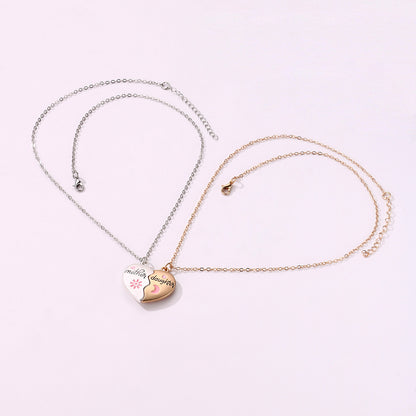 collier Maman & Fille ou fils avec aimants