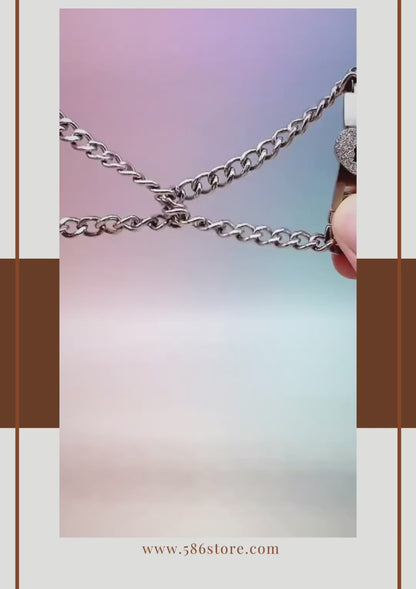 Bracelet Couple Cadenas & Clé Tu détiens la clé de mon cœur